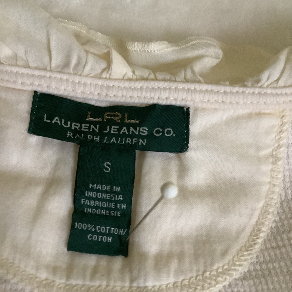Ralph Lauren Cream Top - Picture 5 of 14